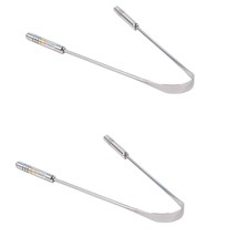 Tongue Cleaner (Set-2) Surgical Grade Austenitic Steel Naturally Antibacterial - £13.03 GBP