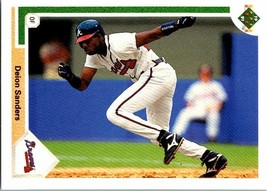 1991 Upper Deck Deion Sanders #743 Atlanta Braves - $1.77