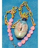 &quot;Butterflies Cherie?&quot;Limestone Love necklace.C.2024 - $475.98 MXN