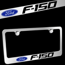 Brand New 1PCS F150 Chrome Plated Brass License Plate Frame Officially L... - £23.54 GBP