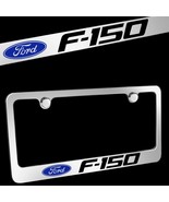 Brand New 1PCS F150 Chrome Plated Brass License Plate Frame Officially L... - £23.59 GBP
