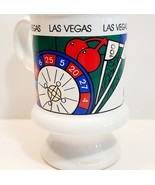 Vintage Las Vegas Casino Ceramic Coffee Mug 10 oz Poker Roulette - $27.32 CAD