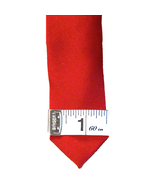 Alfani 100% Polyester Men&#39;s Solid Cherry Red Slim 1.5&quot; Formal Neck Tie - $20.30 CAD
