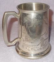 Vintage London England Pewter Souvenir Tankard Mug Etched Sheffield Craftsmen - £15.92 GBP