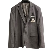 Tahari Joe Blazer Mens 42L Gray Charcoal Slim Fit Infinite Stretch Sport... - $39.40