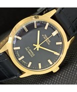 GENTS MONTINE 17 JEWELS INCABLOC WINDING SWISS GOLD PLATED WATCH a285403-14 - $25.00