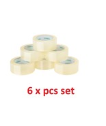 6 x Clear packing tape parcel strong 45mm x 50m box sealing sellotape pa... - $82.74 CAD