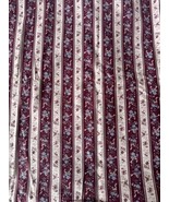 Cotton Fabric Wamsutta M. Lowenstein Gunne Sax 84”X 104” Maroon Pink Blu... - £66.20 GBP