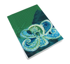 Zeckos Betsy Drake Blue Green Octopus Kitchen Towel 19 Inch X 19 Inch - $34.64