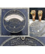 LARGE 6&quot; antique Reliance Instrument Co. Type R 400 Ampere Meter Steampu... - $252.59 CAD