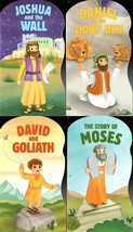 David, Daniel, Moses, Joshua - Children&#39;s Board Book (Set of 4 Books) - £12.73 GBP