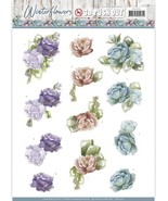 Find It Trading Precious Marieke Punchout Sheet-Roses, Winter Flowers - $6.48