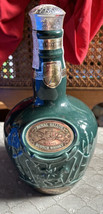 Spode Chivas Bros. Scotland Green Royal Salute Scotch Whiskey Bottle EMPTY - $15.55