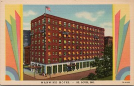 Warwick Hotel St. Louis MO Postcard PC571 - £3.95 GBP
