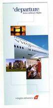 Virgin Atlantic A Departure From Ordinary Flight Brochure  - £14.00 GBP