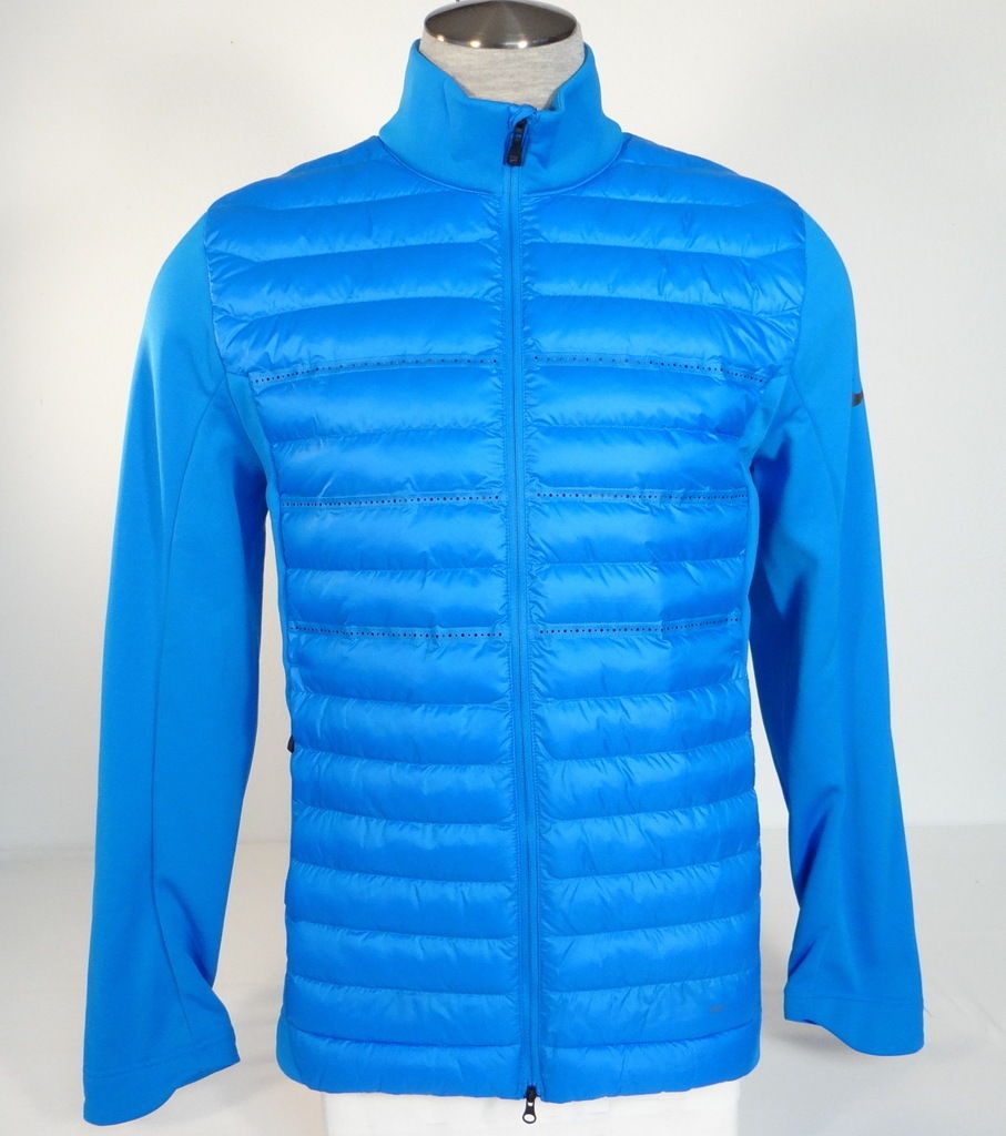 Nike Golf Nike Shield AeroLoft Poly Filled Blue Zip Front Jacket Men's NWT - $189.99