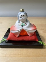 Pair of Vintage Hina Dolls from Japan image 3
