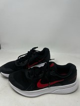 Nike Mens Run Swift 2 Size 9 Black White Running Shoes Sneakers CU3517-003 - $49.49
