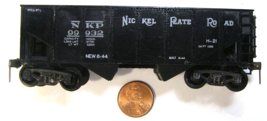 Varney HO Model RR 2-Bay Hopper Nickel Plate Road NKP 99932   ID3 - $11.95