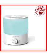 Compact 1.5L Humidifier for Bedroom, Nursery - Energy-Efficient &amp; Touch ... - $43.46 CAD