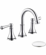 High Arc Modern Bathroom Vanity Faucet With Brass 360° Swivel Spout,, Up... - $1,425.37 MXN
