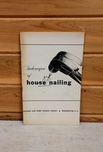 1947 Vintage Technique of House Nailing DIY Home Repair Carpentry Booklet - $21.74
