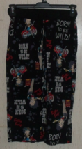 Excellent Womens Betty Boop &quot;Born To Be Wild!&quot; Novelty Knit Pajama Capris Size S - £18.58 GBP