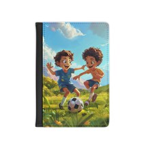Passport Cover for Kids Soccer Theme | Boys Playing Soccer Cartoon Fun P... - $29.99
