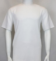 Men dress up Tshirt  Log in uomo Crew Neck Corded Short Sleeves 218 White  - £31.59 GBP