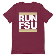 FLORIDA STATE Run Style T-SHIRT Streetwear FSU Tee College Attire Garnet... - £13.61 GBP+