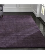 Area Rugs 8' x 10' Baxter Plum Purple Hand Tufted CRATE & BARREL Woolen Carpet - $699.00