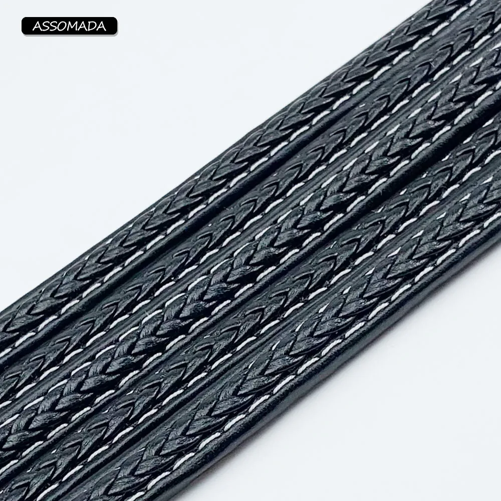 House Home AOMADA Braided Leather Jewelry Rope For Bracelet Aklace 1Meter Handcr - £20.03 GBP