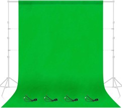 Green Screen Backdrop Photography Greenscreen Background for Streaming Z... - £29.61 GBP