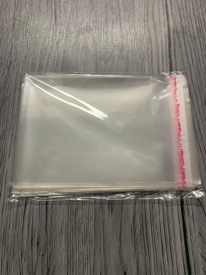 Set of 2 Sunjia - 3,93&#39; X 5,9&#39; 100 Count Self Seal Clear Poly Bags - $8.90