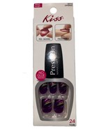 Kiss Press On Nails Purple Squoval Short #58713 Tabloid Buzz (Sealed/Lim... - $13.57 CAD