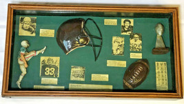 Football Shadow Box Display  Vintage - £14.71 GBP