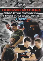 Survive Vicious Ground Attacks &amp; Gun Confrontation 4 DVD Set by Moni Aizik - £46.87 GBP