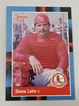 Steve Lake St. Louis Cardinals 1988 Donruss Card #510 - £0.75 GBP