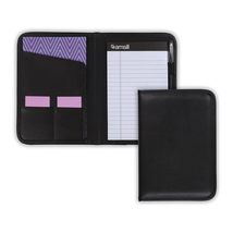 Samsill Professional Padfolio, Faux Leather Junior Portfolio with Zipper... - $38.95