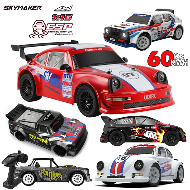 RC Racing Car 1/16 UD1604 UD1603 Ud1607 UD1608 RC Car High Speed 2.4G Brushless - £92.97 GBP+