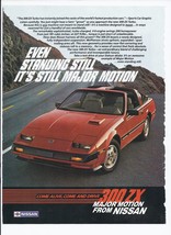 1984 Nissan 300 ZX Print Ad Automobile Car 8.5&quot; x 11&quot; - $19.21