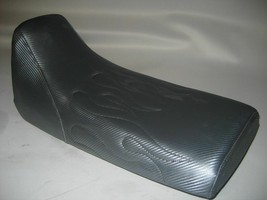 Yamaha Blaster Seat Cover Black Flame Black Color ATV Seat Cover - $41.99