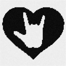 Pepita Needlepoint kit: ASL I Love You, 7&quot; x 7&quot; - £39.74 GBP+