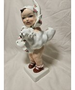 Goldscheider Art Deco 'Girl with Dog' Ceramic Figurine by Stephan Dakon - $1,335.00