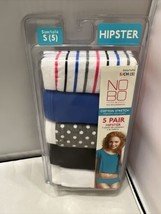 Nobo Hipster Panties Women Size S 5 Cotton 5-Pack - £7.85 GBP