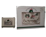 Wm. A. Rogers Holiday Sleigh Trivet &amp; 6 Matching Coasters. - £26.58 GBP