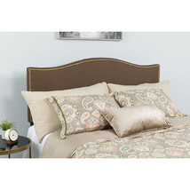 Twin Headboard-Brown Fabric HG-HB1707-T-DBR-GG - €79,66 EUR