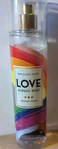 Bath &amp; Body Works Love Always Wins Rainbow Waves Fine Fragrance Mist  - $23.20