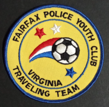 Fairfax Police Youth VA Soccer Clothing Embroidered Souvenir Trading Pat... - $9.99