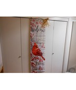 Christmas Is Forever &quot;Canvas LED Welcome Door Greeter Cardinal&quot; NEW 64”x... - $699.51 MXN